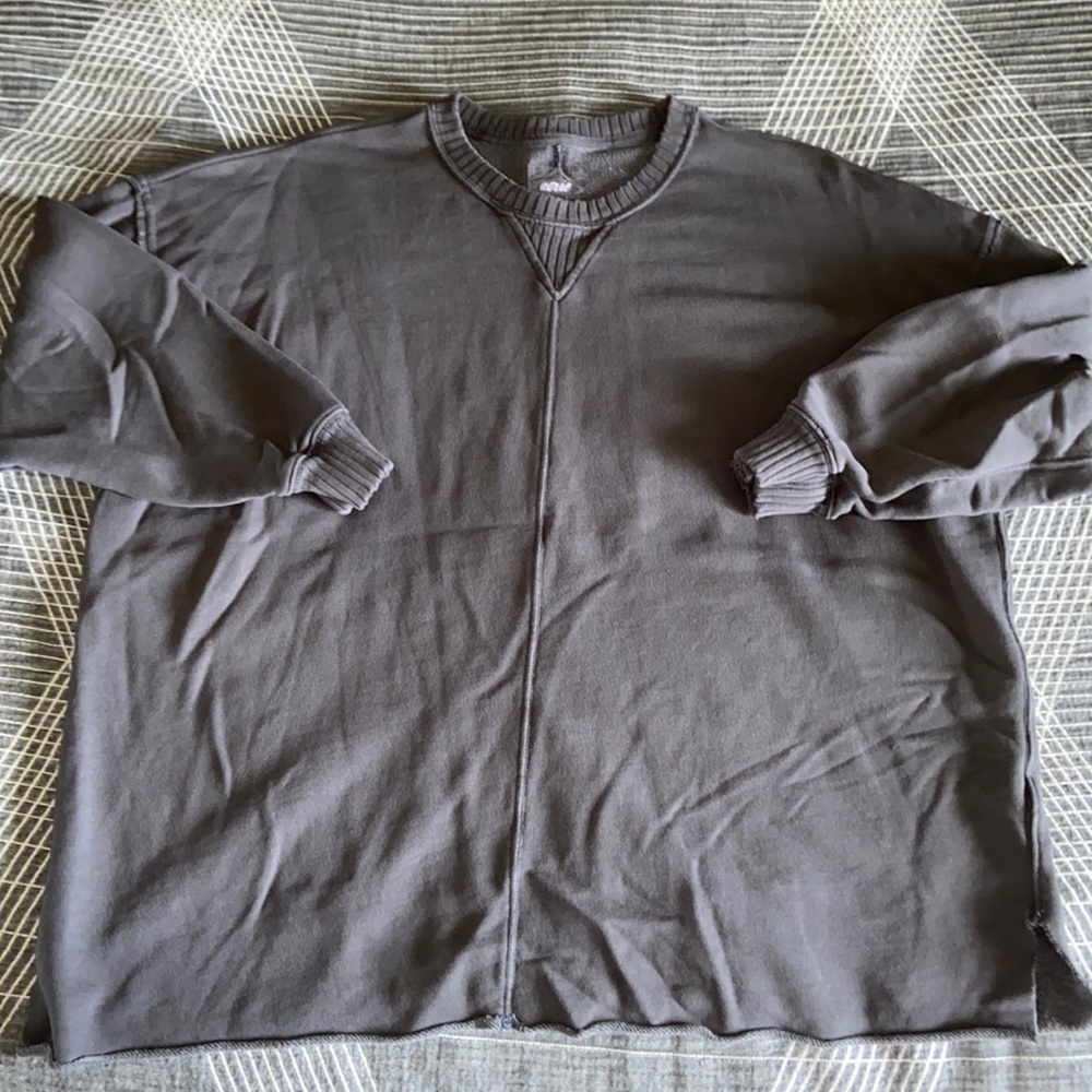 aerie down to earth oversized sweatshirt